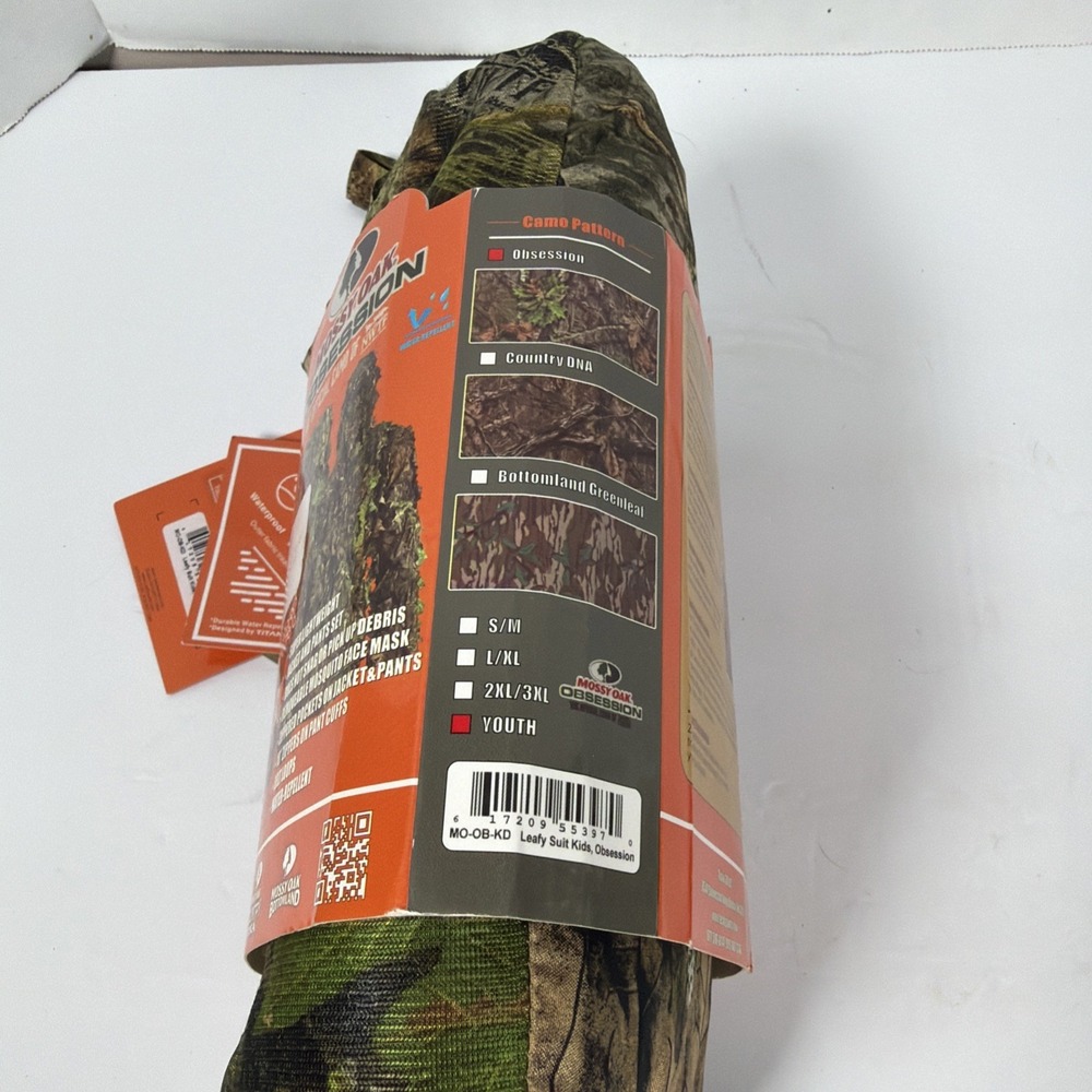 TITAN 3D Mossy Oak Obsession NWTF Leafy Suit (MO-OB80-LS) Youth Size - Picture 2 of 5